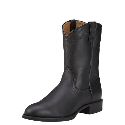 Ariat Heritage Roper Siyah Western Csizma Erkek (39482-200)